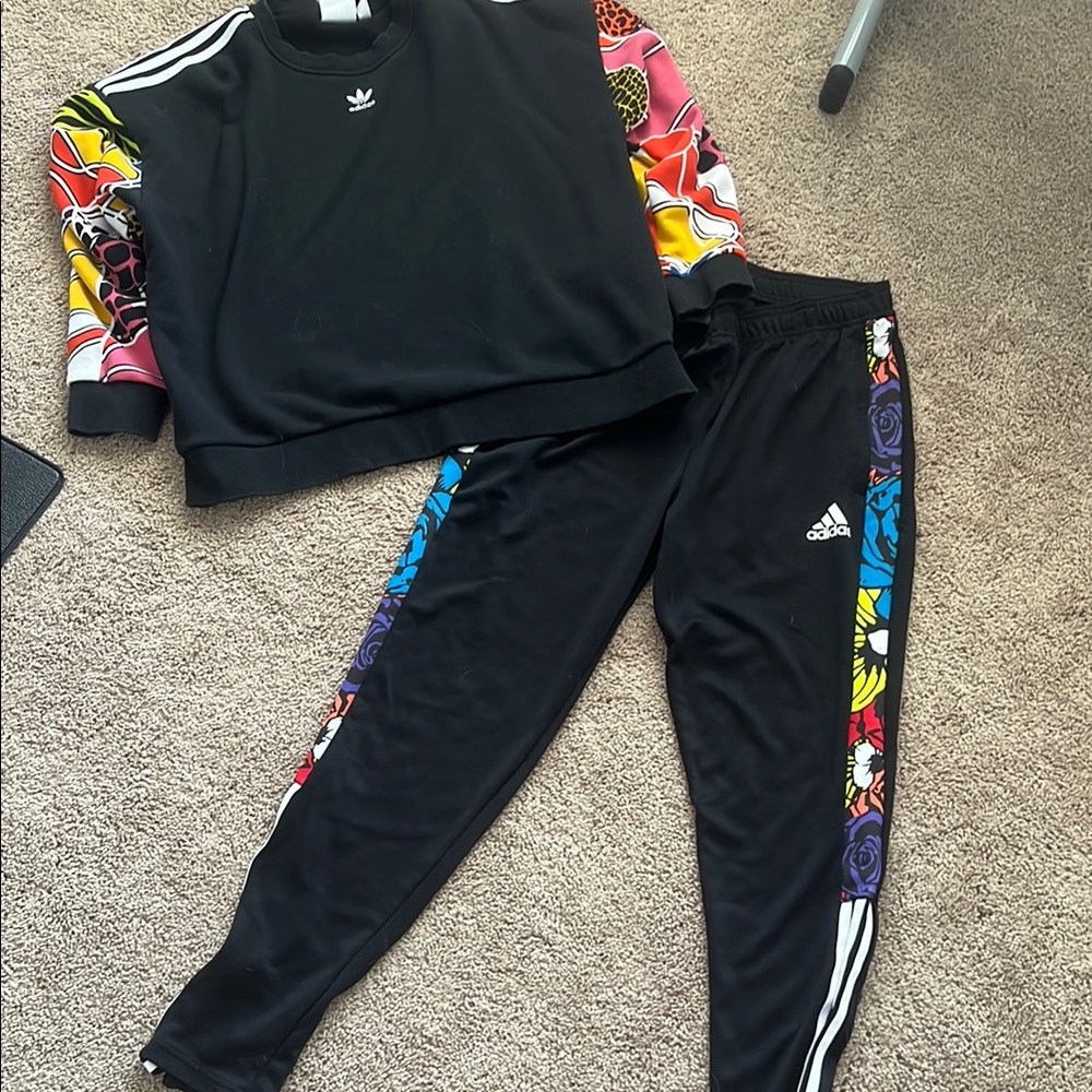 Adidas x Rich Mnis Sweatshirt Set with Track Pants